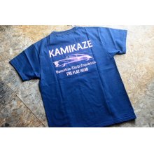 他の写真3: 再入荷☆フラットヘッド2024SS 3本針の1本外しプリントＴ「KAMIKAZE」柄