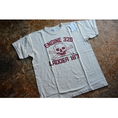 画像1: WAREHOUSEウエアハウス2024MS セコハンプリントTシャツ「ENGINE」柄