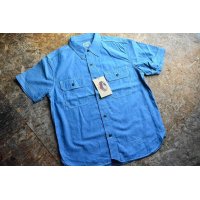 JELADO2023M/S アメカジ王道のインディゴ半袖シャンブレーシャツ「Work Shirt」