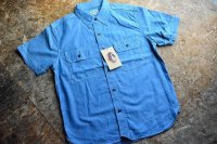 JELADO2023M/S アメカジ王道のインディゴ半袖シャンブレーシャツ「Work Shirt」