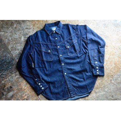 画像1: TCB jeans  8.5ozデニムウエスタンシャツ「RANCHMAN Shirt 」