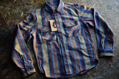 画像1: JELADOジェラード ユニオンワーカーシャツ（ショート丈）「Union Worker Shirt」