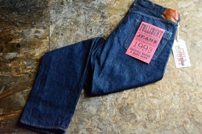 画像1: FULLCOUNTフルカウント人気の13.7ozテーパードデニム「Tapered Denim」