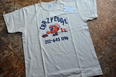 画像1: WAREHOUSEウエアハウス2024SS セコハンプリントTシャツ「CRAZY EDDIE」