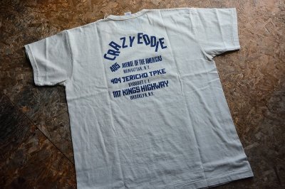 画像2: WAREHOUSEウエアハウス2024SS セコハンプリントTシャツ「CRAZY EDDIE」