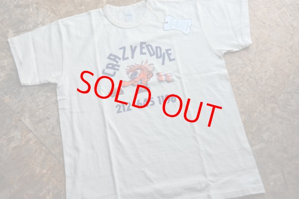 画像1: WAREHOUSEウエアハウス2024SS セコハンプリントTシャツ「CRAZY EDDIE」 (1)