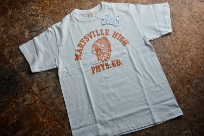 画像1: WAREHOUSEウエアハウス2024SS 4601プリントTシャツ「MARYSVILLE HIGH」