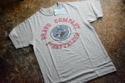 画像1: WAREHOUSEウエアハウス2024SS 4601プリントTシャツ「BLAVO COMPANY」