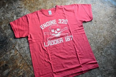 画像3: WAREHOUSEウエアハウス2024MS セコハンプリントTシャツ「ENGINE」柄