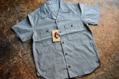 画像1: JELADO2024M/S 撚り杢メカニック半袖シャツ 今季新色ホワイトペッパー「Mechanic Shirt」