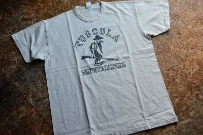 画像1: WAREHOUSEウエアハウス2024SS セコハンプリントTシャツ「TUSCOLA」柄