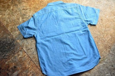 画像3: JELADO2023M/S アメカジ王道のインディゴ半袖シャンブレーシャツ「Work Shirt」