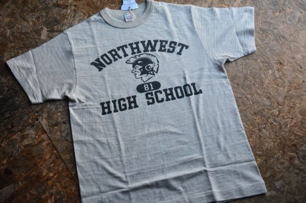 画像1: WAREHOUSE2024MS 4601プリントTシャツ「NORTHWEST」柄 (1)