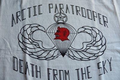 画像2: WAREHOUSE2024MS 4601プリントTシャツ「ARCTIC PARATROOPER」柄