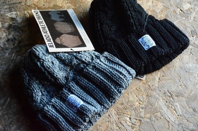 画像1: ジェラード2024AW ウールケーブル編みワッチキャップ「Wool Cable Watch Cap」