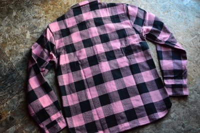 画像2: フラットヘッド2024A/W ブロックチェック ネルシャツ 「BLOCK CHECK FLANNEL」柄