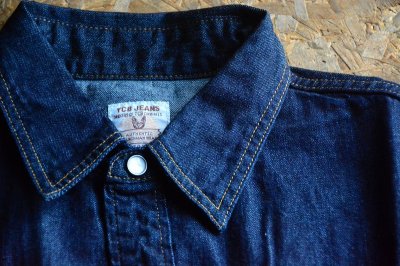 画像2: TCB jeans  8.5ozデニムウエスタンシャツ「RANCHMAN Shirt 」