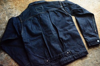 画像3: TCB jeans14.1ozファーストタイプ デニムジャケットＴバック「30's Jacket 」