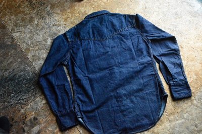 画像3: TCB jeans  8.5ozデニムウエスタンシャツ「RANCHMAN Shirt 」