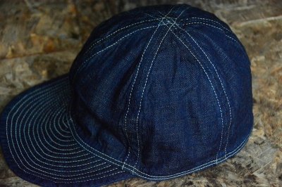 画像2: TCB jeans 1940s ARMY メカニックデニムキャップ「40's CAP」