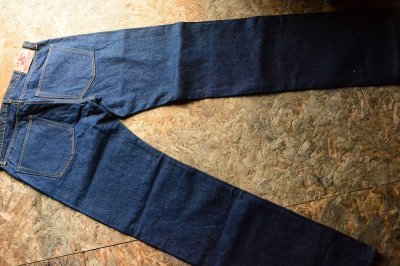 画像3: TCB jeans 505型テーパードストレートジーンズジッパーフライ「Pre-shrunk jeans」