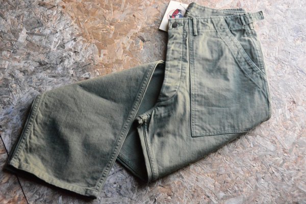 画像1: ジェラード2024AW スレン染色ヘリンボーンM-47ベイカーパンツ「CM47 HBT Baker Pants」 (1)