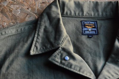 画像2: JELADO2024AW スレン染色ヘリンボーンM-43フィールドジャケット「CM43 HBT Field Jacket」