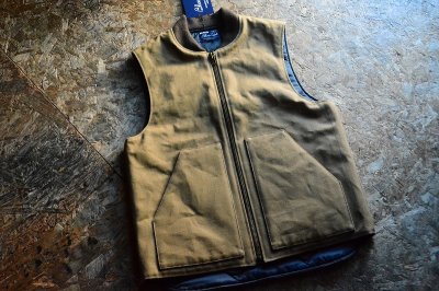 画像1: JELADO2024AW ダック生地キルティングビーンベスト「Bean Vest」