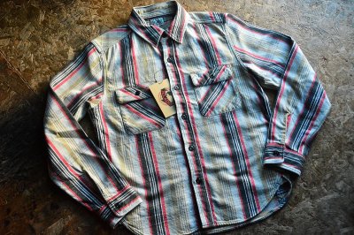 画像1: ジェラード2024AW ユニオンワーカーシャツ（ショート丈）ラテ色「Union Worker Shirt」